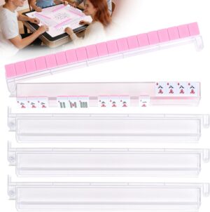 Set of 4 Acrylic Mahjong Pushers