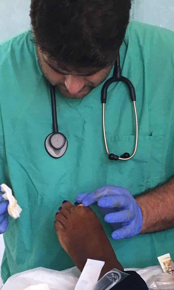 Medical Procedure Treating the Patient